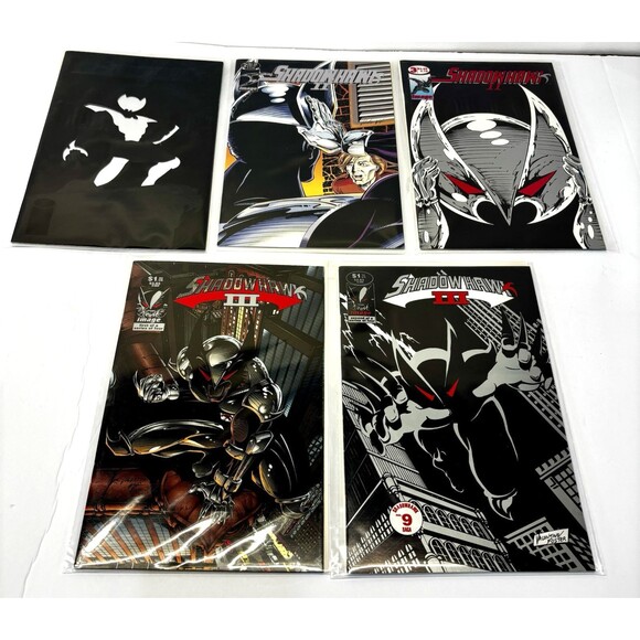 Shadowhawk II #1 to 3 and III #1 to 2 Image Comics Book Lot 1993 Modern Age NM - Picture 1 of 3